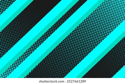 abstract sky blue background diagonal shape with halftone texture pattern	