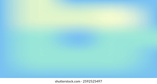Abstract sky blue color gradient blurred modern art background simple waves