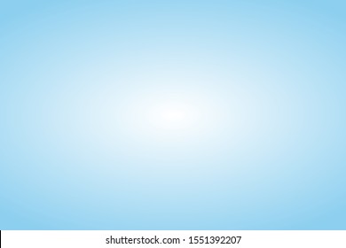Sky blue gradient background. Soft, plain, light blue and white radial  smooth wallpaper. Vector illustration design. EPS 10. 16654971 Vector Art  at Vecteezy