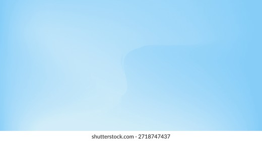 Abstrakter himmelblauer Farbverlauf-Hintergrund mit wenigen weißen Linien. Mesh-Präsentationsdesign.