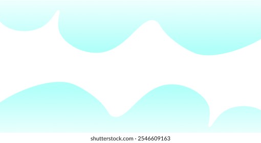 Abstract sky blue in white background , vector .