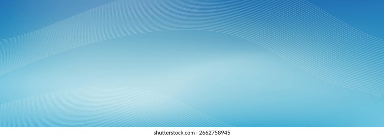 abstract Sky Blue,Cloud Background,Horizon Spring Sea,Clear Sky in Morning by the beach,Vector beautiful landscape nature.presentation in bussines