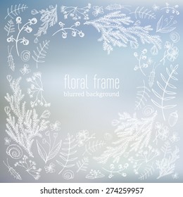 Abstract sky blur unfocused style background