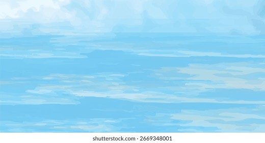 Abstract sky and clouds background, Vibrant clear sky with puffy and blurry natural clear clouds, watercolor background concept abstract cloudy sky	