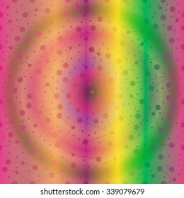 Abstract sky, constellations of stars. Simple geometrical ornament pattern. Vector illustration.