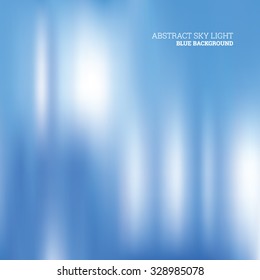Abstract sky light blue background, vector editable