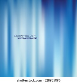 Abstract sky light blue background, vector editable
