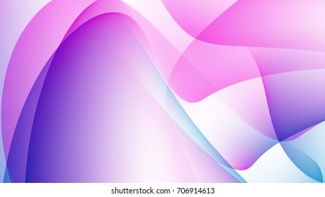 Abstract Skyblue and Purple gradient curve background
