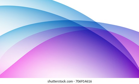 Abstract Skyblue and Purple gradient curve background