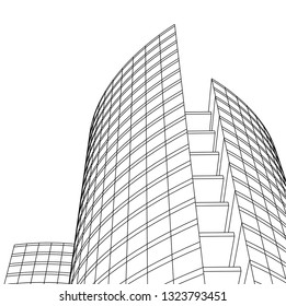 abstract skyscraper architecture