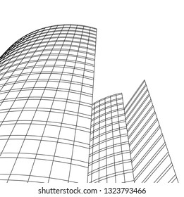 abstract skyscraper architecture