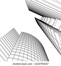 abstract skyscraper architecture
