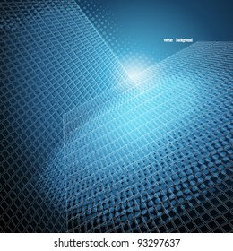 Abstract skyscrapers background. Vector illustration.