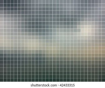 abstract slate-gray square tiles mosaic, vector