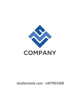 abstract SM MS initial letter logo template, vector file eps 10, text and color is easy to edit