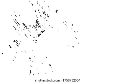 Abstract small black spots on a white background. Vector graphics.