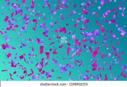 Abstract small bright particles moving on gradient. Dynamic modern design with glitch gradient lines. Futuristic design for extreme sports background. Inspired by deep underwater experience.