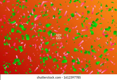 Abstract small bright particles moving on gradient. Dynamic modern design with glitch gradient lines. Futuristic design for extreme sports background. Inspired by deep underwater experience.