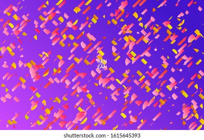 Abstract small bright particles moving on gradient. Dynamic modern design with glitch gradient lines. Futuristic design for extreme sports background. Inspired by deep underwater experience.