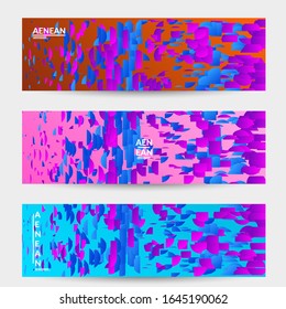 Reflejar pequeñas partículas brillantes moviéndose sobre el degradado. Diseño dinámico y moderno con líneas de degradado. Diseño vectorial para música disco. Colorido sonido de visualización musical.