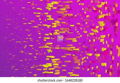 Reflejar pequeñas partículas brillantes moviéndose sobre el degradado. Diseño dinámico y moderno con líneas de degradado. Diseño vectorial para música disco. Colorido sonido de visualización musical.