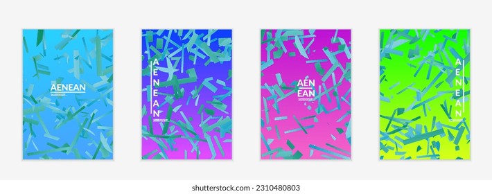 Resumen de pequeñas partículas brillantes moviéndose sobre el gradiente. Diseño dinámico y moderno con líneas de gradiente de brillo. Diseño vectorial para música disco de fondo. Colorido sonido de visualización musical.
