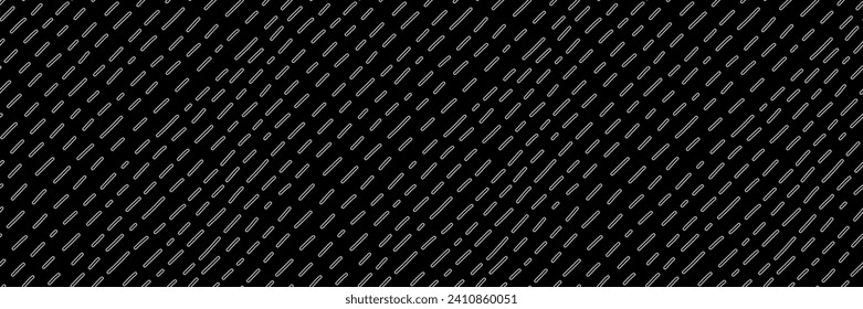 Abstract small dash seamless pattern. Rain texture vector wallpaper in monochrome color. Hand drawn diagonal line illustration. 
