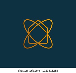 Logo des abstrakten Smart House-Zeichens Vorlage für Vektordesign-Automatisierungszeichen