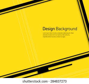 Abstract smart TV symbol background for business design, technology, presentation, widescreen, television, multimedia, advertisement. Flat design style