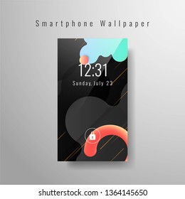 Abstract smartphone wallpaper stylish trendy design