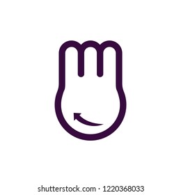 abstract smile face symbol vector