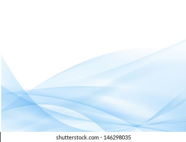 Abstract Smoke Background Vector business Smoke Blue