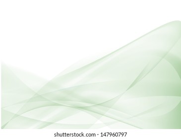 Abstract Smoke Background Vector business Smoke Green