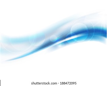 Abstract Smoke Background Vector business Smoke Blue