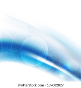Abstract Smoke Background Vector business Smoke Blue