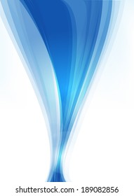 Abstract Smoke Background Vector business Smoke Blue