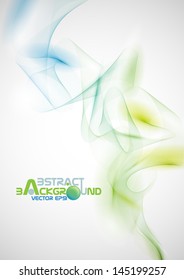 Abstract smoke background.  Vector illustration. Eps 10.