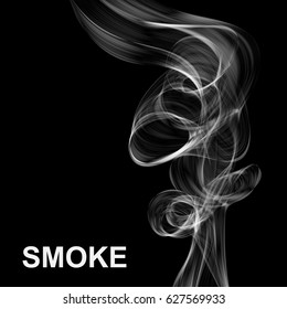 Abstract smoke background. Vector illustration