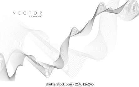Abstract Smoke background. Wave elements illustration. Graphic concept for your design 