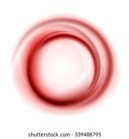Abstract smoke blur red circle colorful background, vector illustration