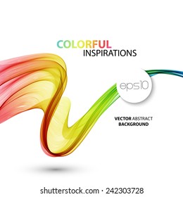 Abstract smoke design background