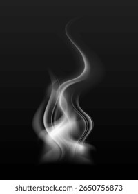 Abstract Smoke Effect to Enhance Visual Design and Media Applications