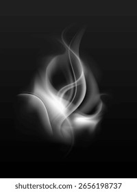 Abstract Smoke Effect to Enhance Visual Design and Media Applications
