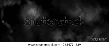Abstract Smoke Effect - Realistic soft transparent fog or mist overlay for design and photo editing
