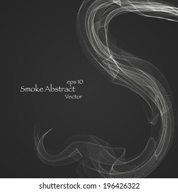 Abstract smoke eps 10, vector elegant wave