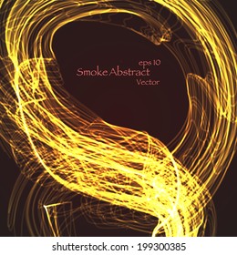 Abstract smoke eps 10, vector elegant wave