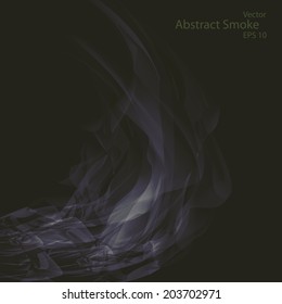 Abstract smoke eps 10, vector elegant wave
