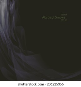 Abstract smoke eps 10, vector elegant wave