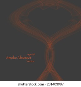 Abstract smoke eps 10, vector elegant wave