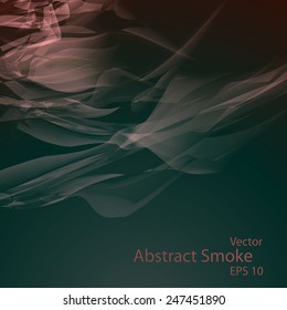 Abstract smoke eps 10, vector elegant wave